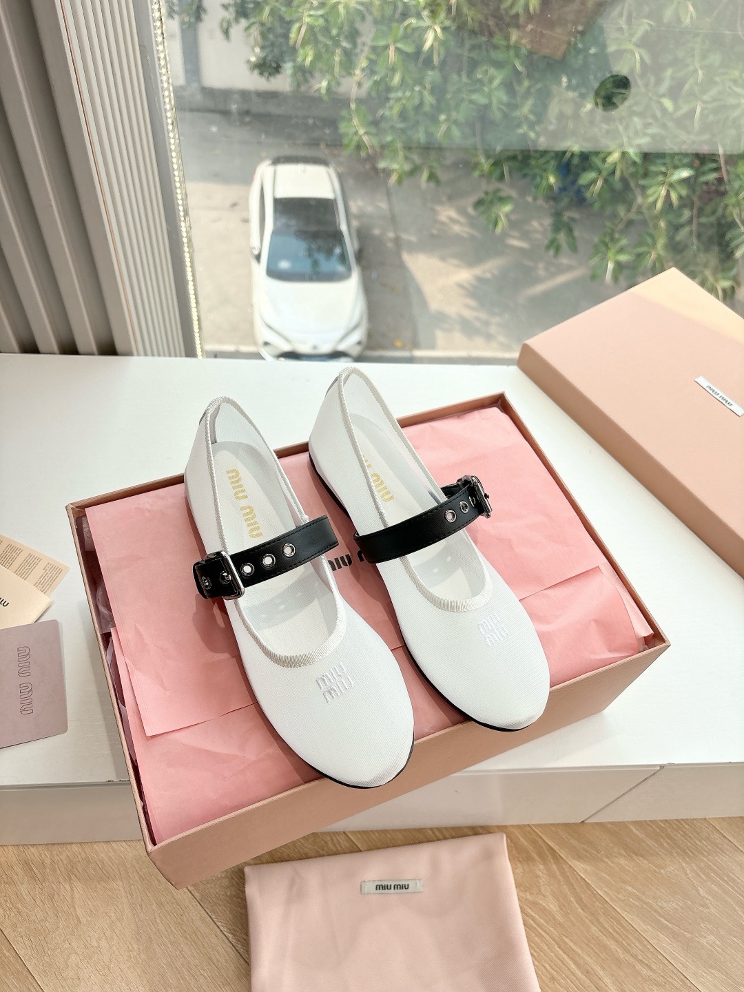 miumiu 미우미우 발레 슈즈 단화 플랫 슈즈 신발