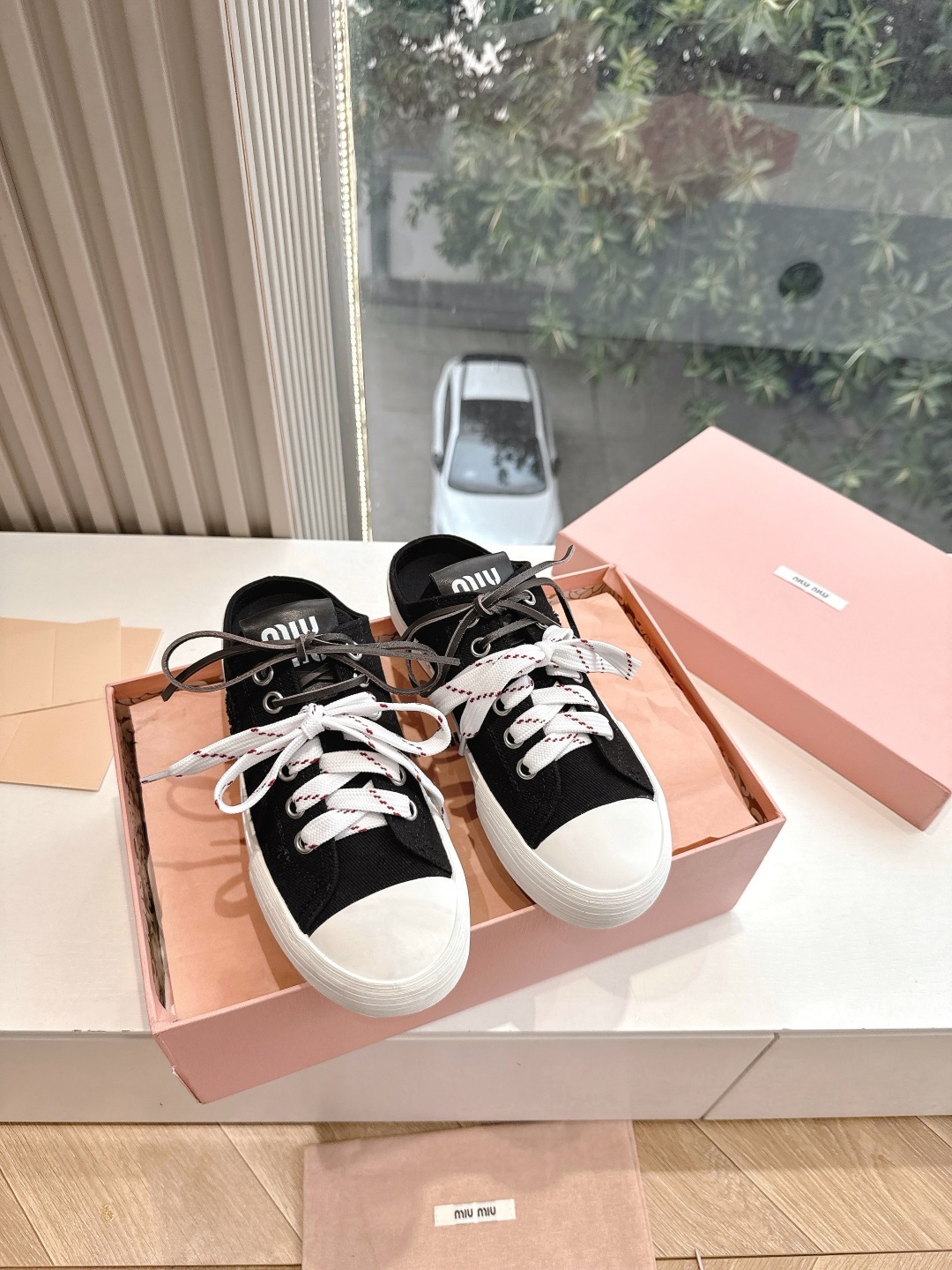 miumiu 미우미우 뮬 스니커즈 신발