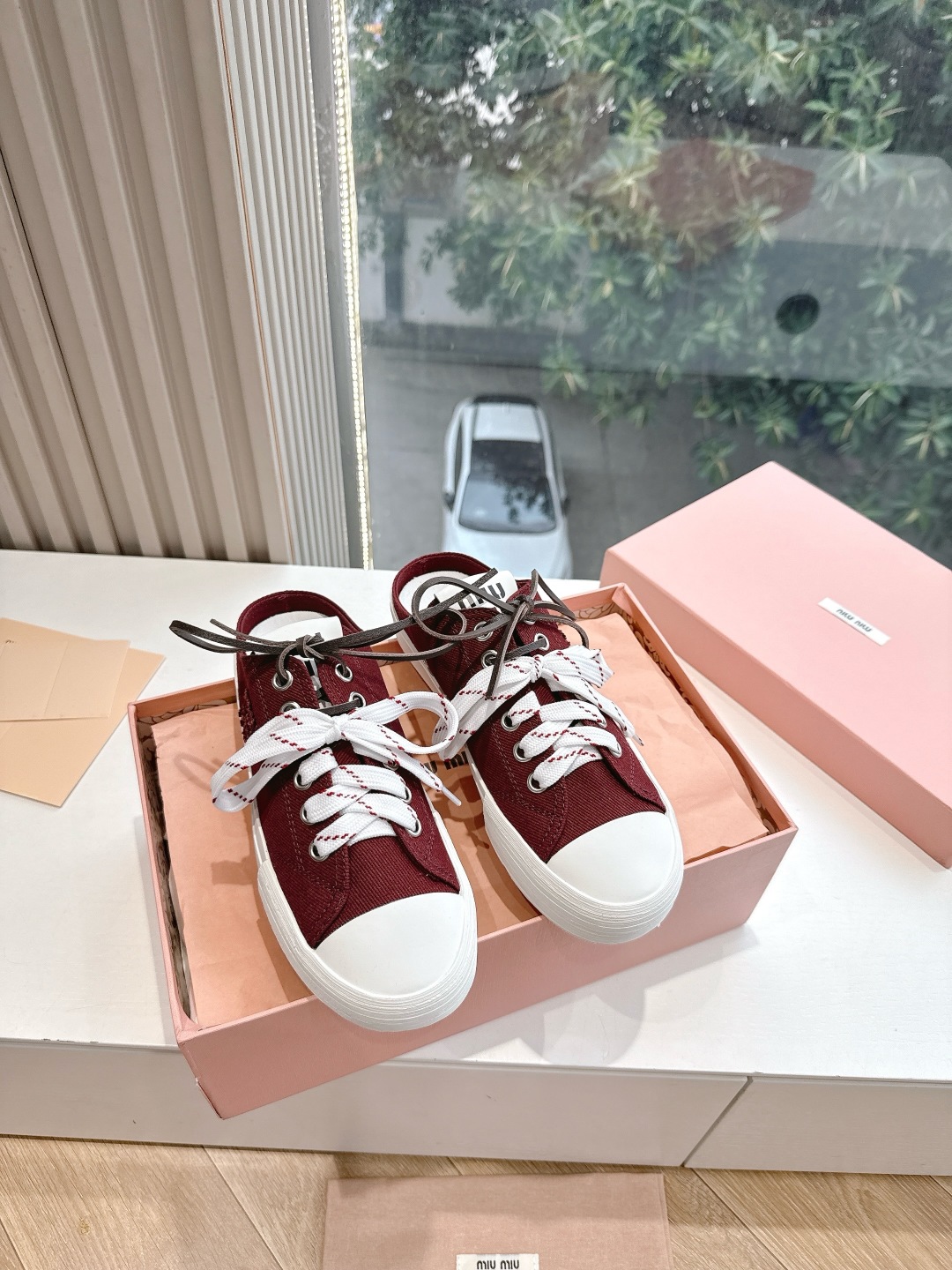 miumiu 미우미우 뮬 스니커즈 신발