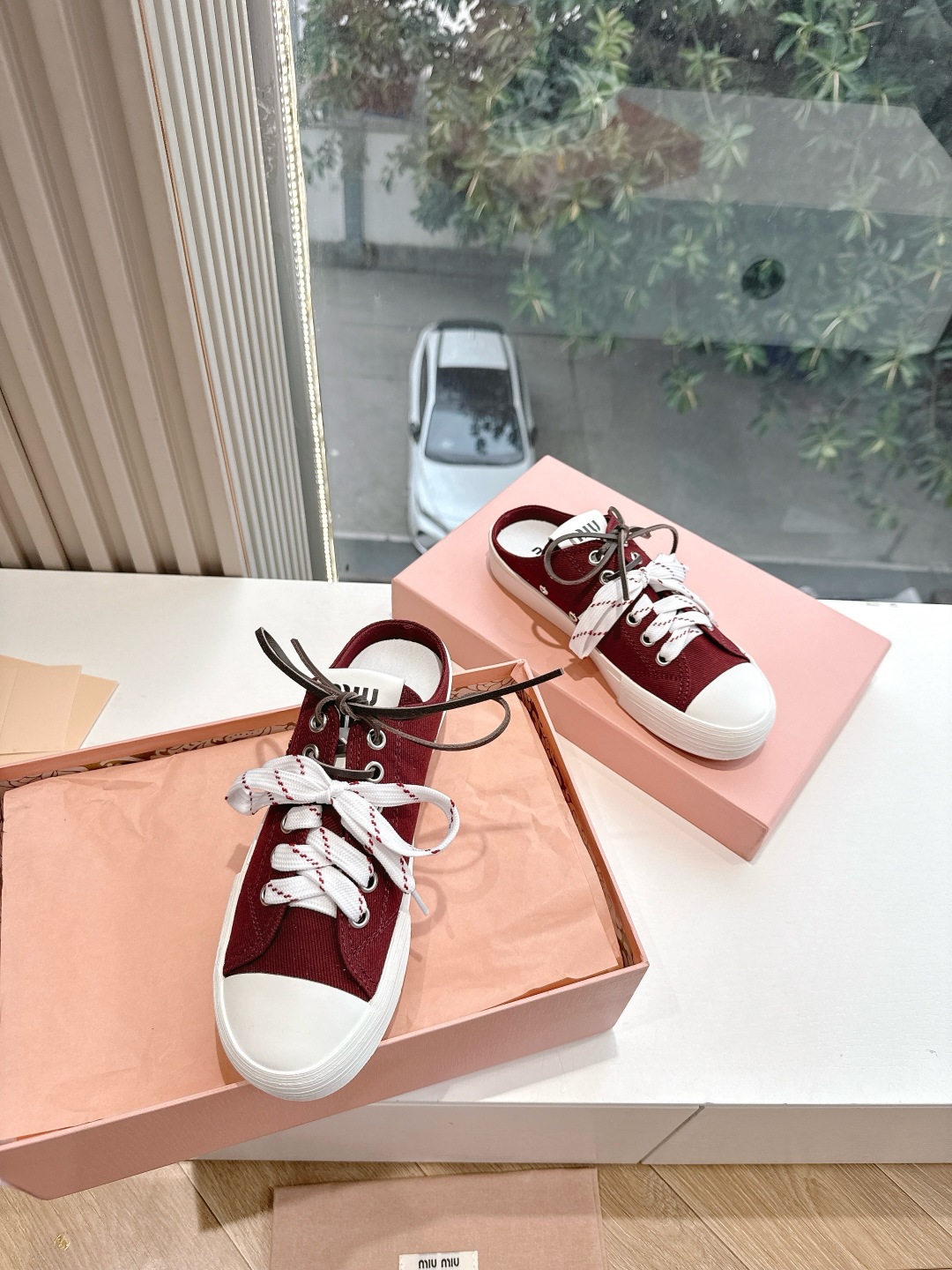 miumiu 미우미우 뮬 스니커즈 신발