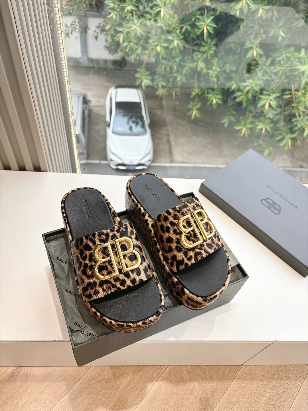 Balenciaga 슬리퍼 플랫 샌들 신발