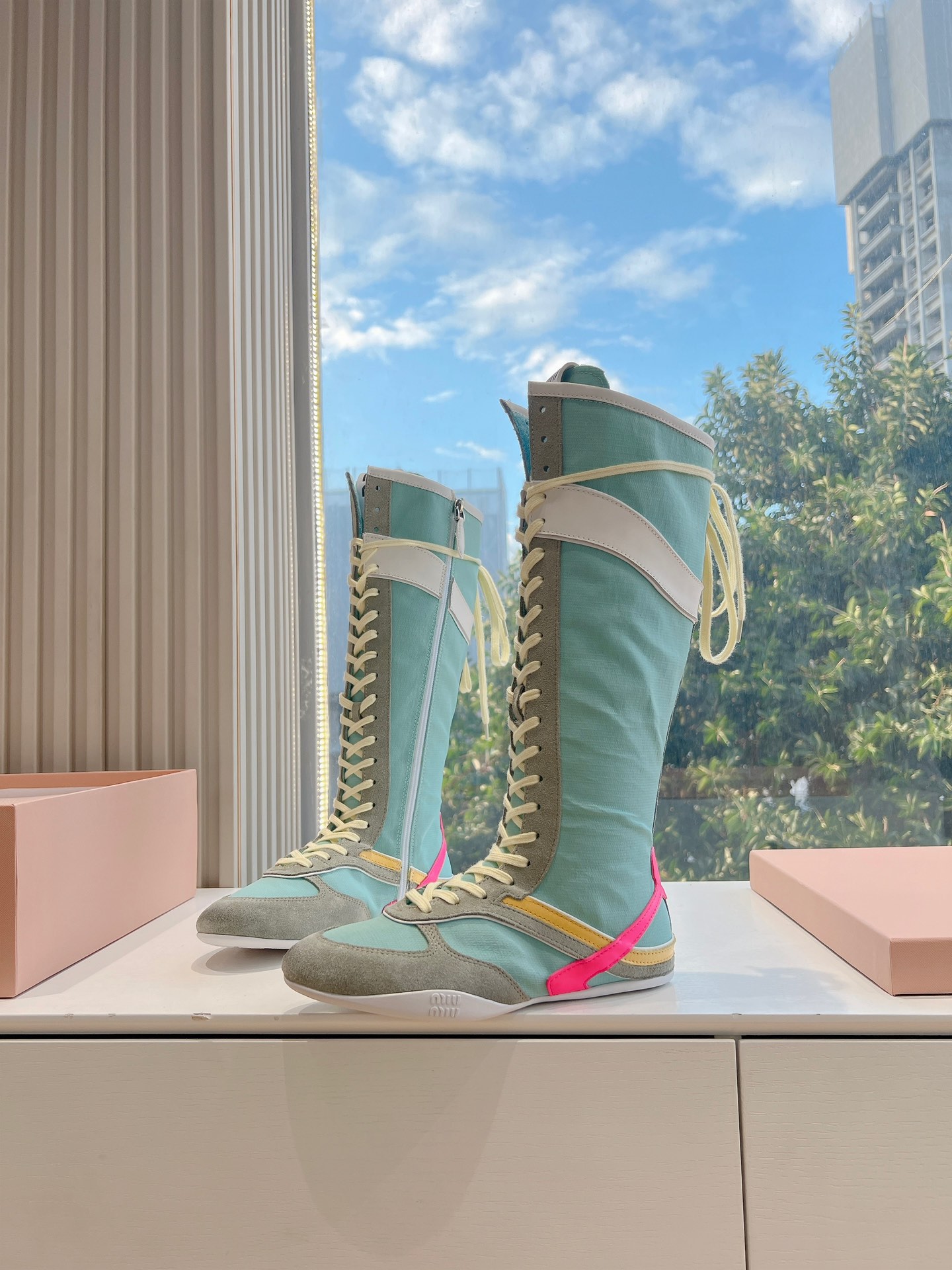 MiuMiu 미우미우 롱 부츠 신발