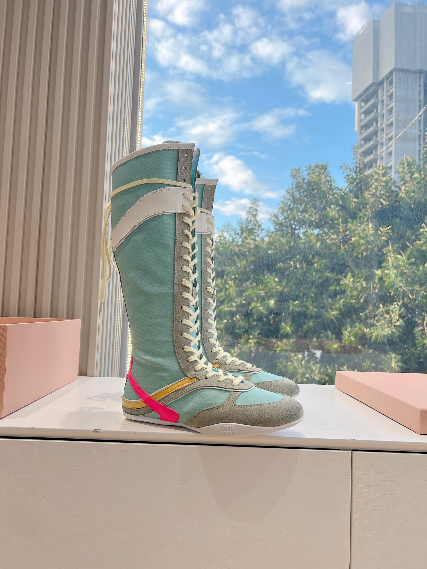 MiuMiu 미우미우 롱 부츠 신발