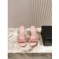 CHANEL 샤넬 힐 샌들 슬리퍼 신발