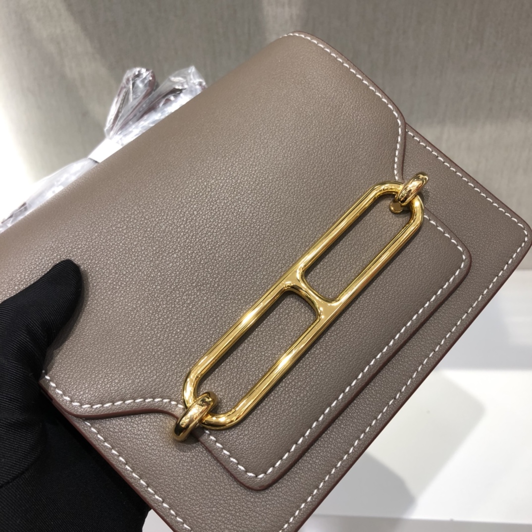 HERMES 에르메스 크로스백 가방 골드 버클