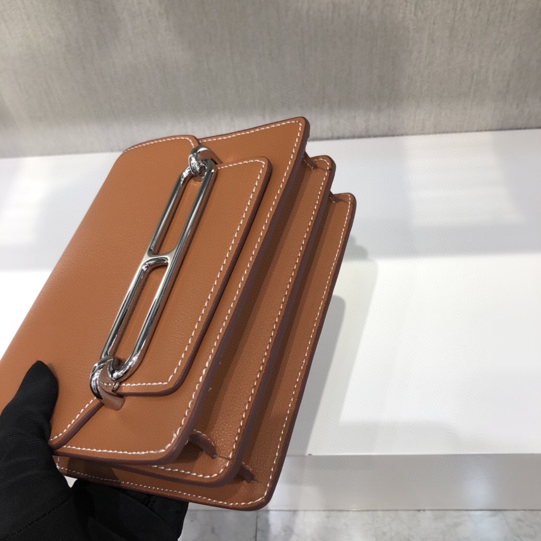 HERMES 에르메스 크로스백 가방 실버 버클