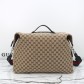 GUCCI 구찌 베이지 캔버스 빅 사이즈 토트백 가방