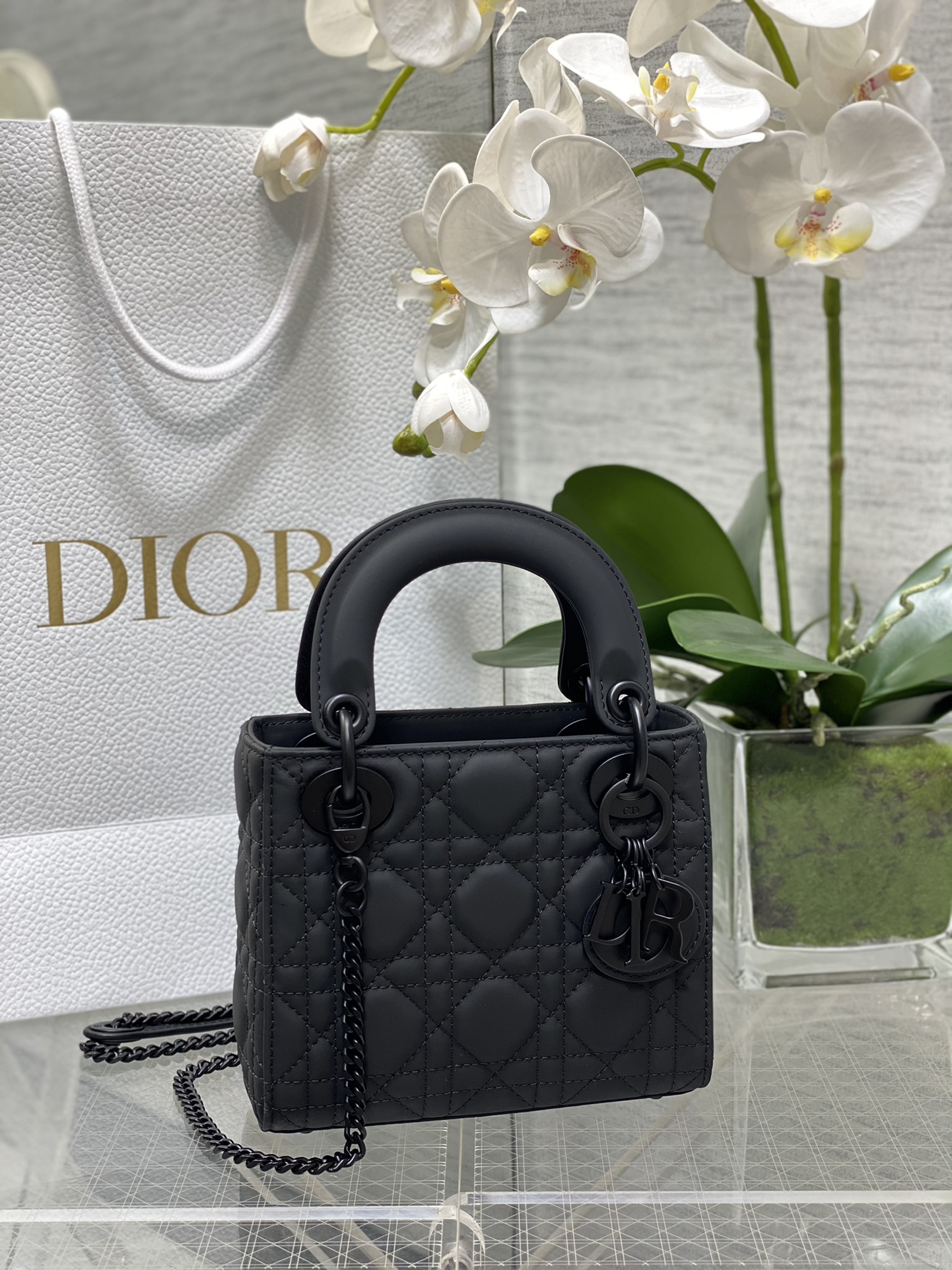 Dior CD 디올 레이디백 토트백 가방 17cm