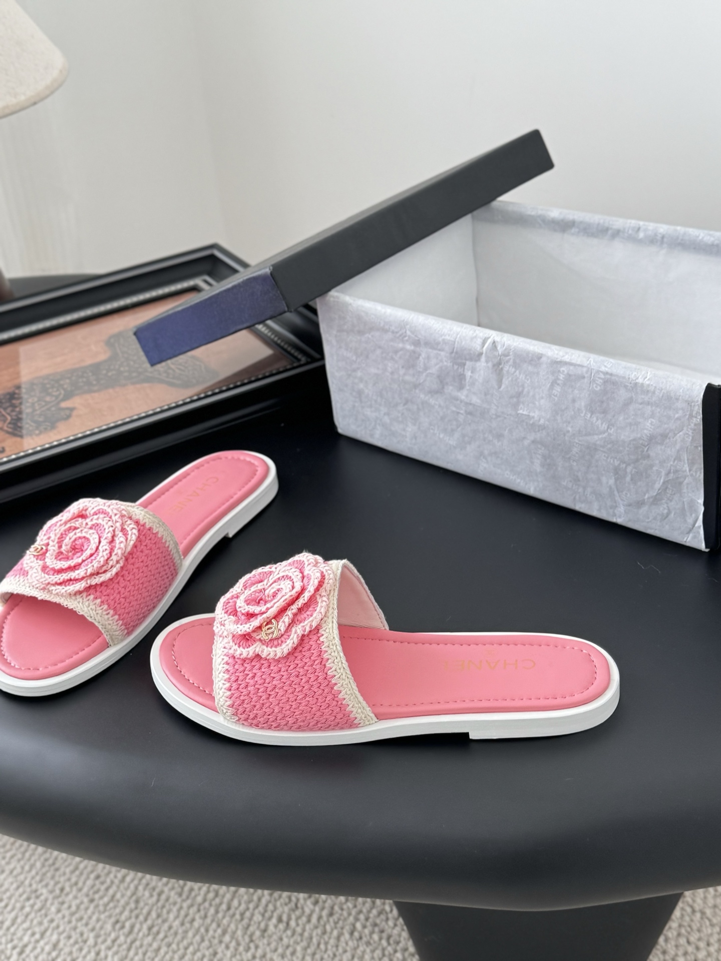 CHANEL 25K 샤넬 슬리퍼 샌들 신발