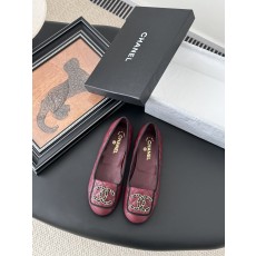 Chanel 샤넬 25K 신상 까멜리아 플랫 슈즈 단화 신발