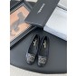 Chanel 샤넬 25K 신상 까멜리아 플랫 슈즈 단화 신발