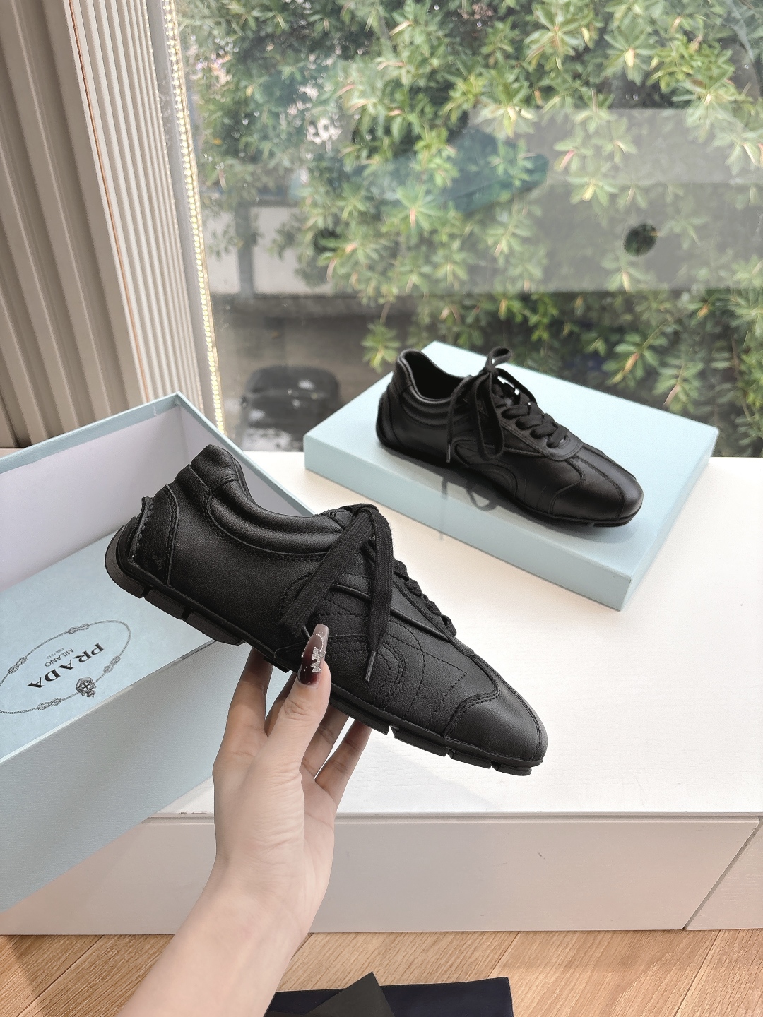 PRADA 프라다 여성 트레이너 스니커즈 슈즈 신발