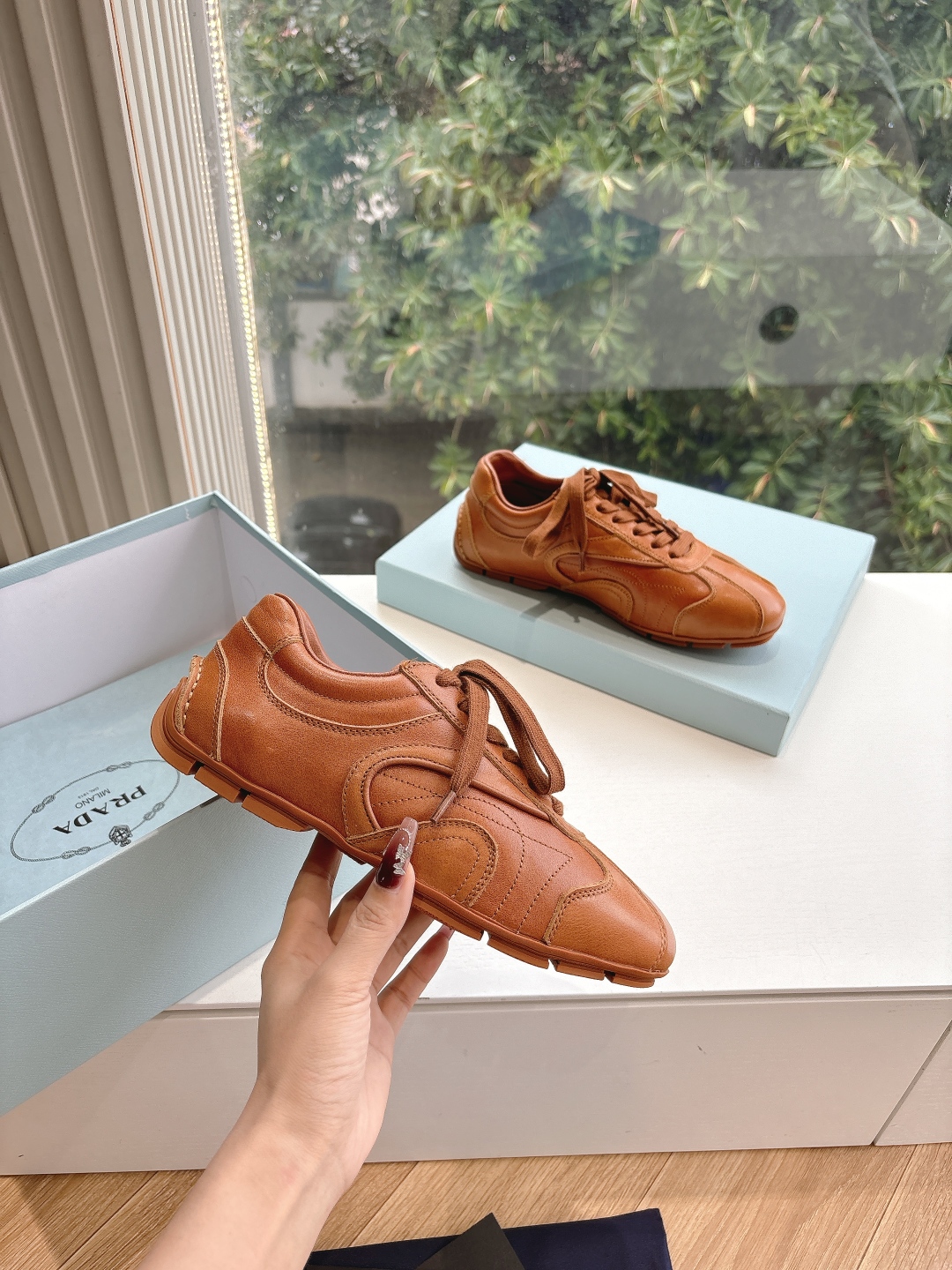 PRADA 프라다 여성 트레이너 스니커즈 슈즈 신발