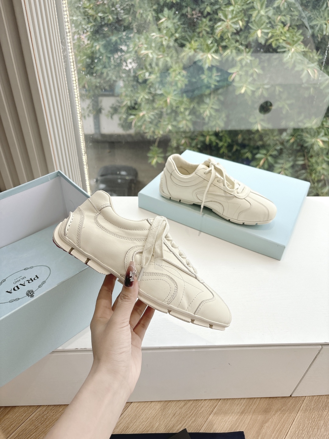 PRADA 프라다 여성 트레이너 스니커즈 슈즈 신발