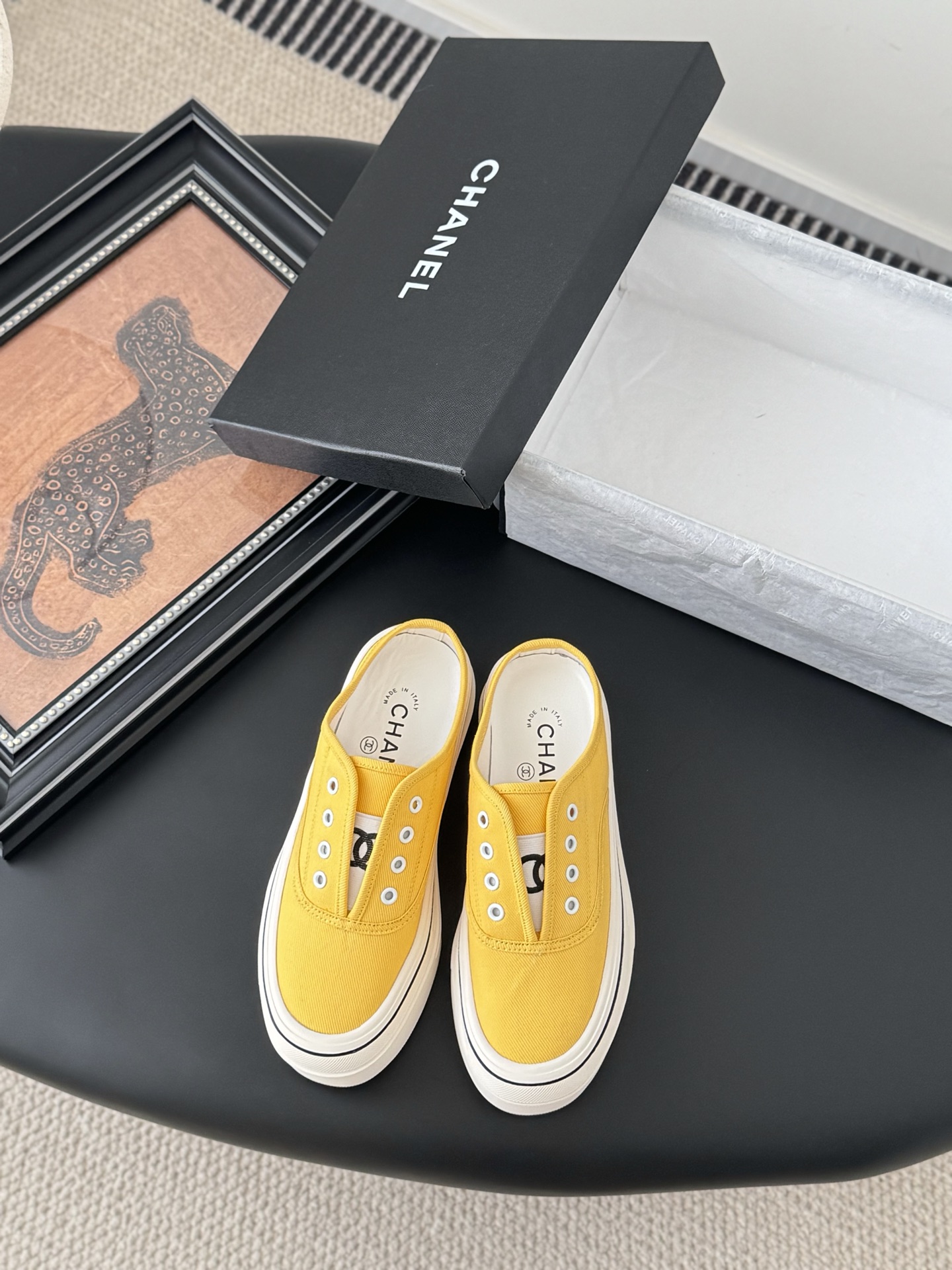 Chanel 샤넬 스니커즈 뮬 신발