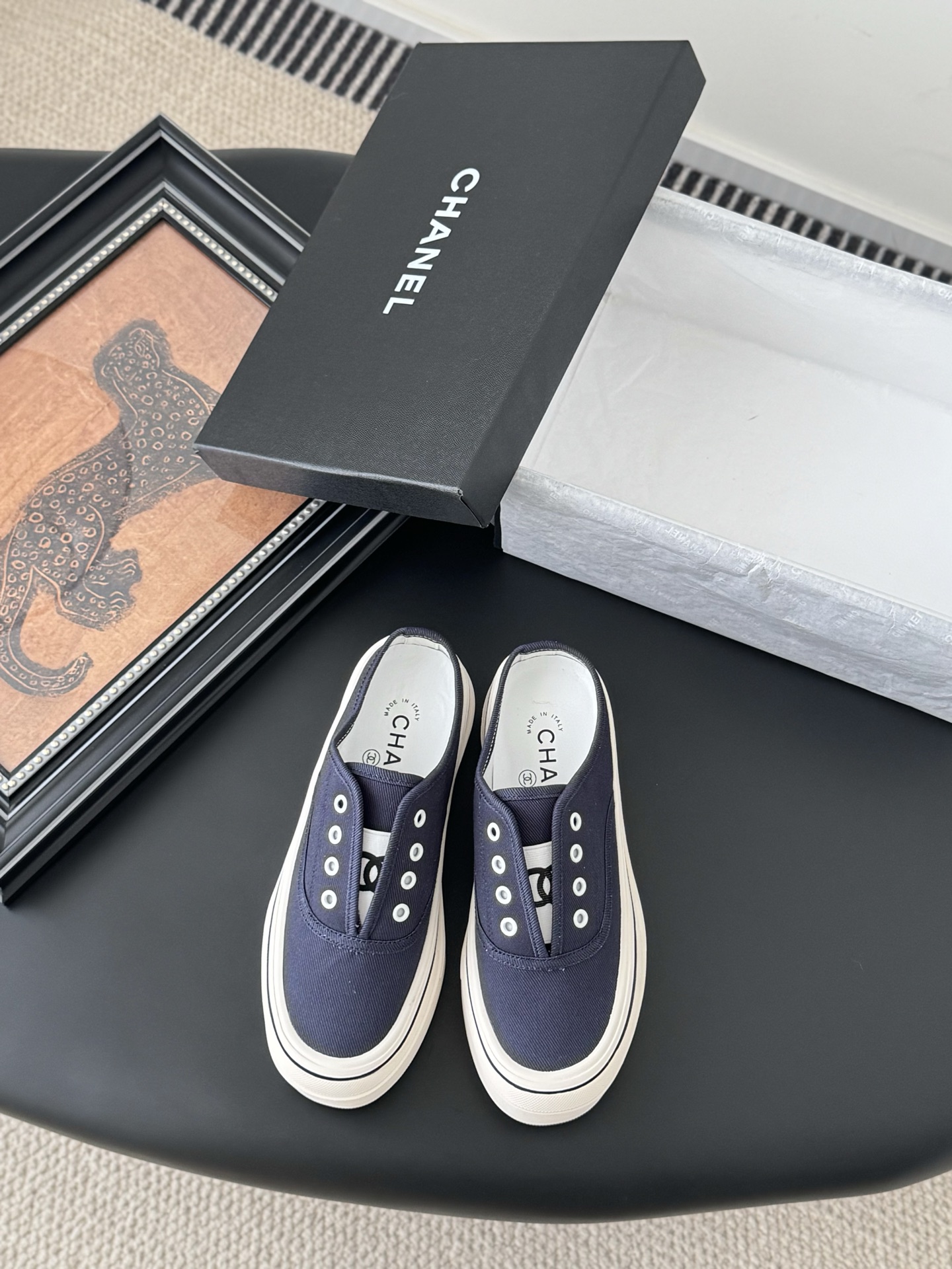 Chanel 샤넬 스니커즈 뮬 신발