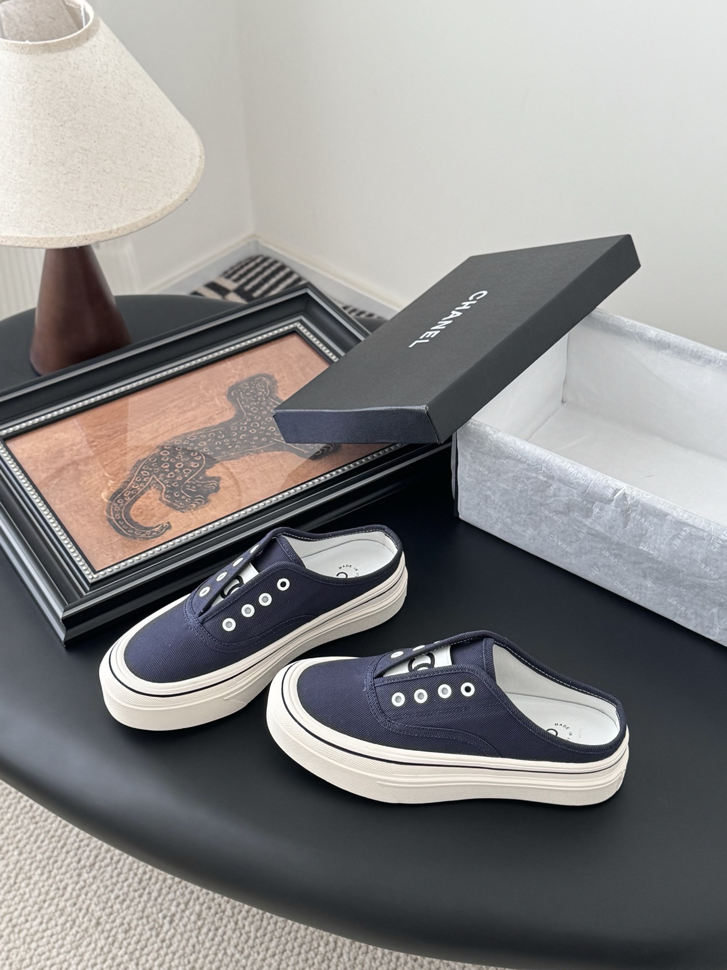 Chanel 샤넬 스니커즈 뮬 신발