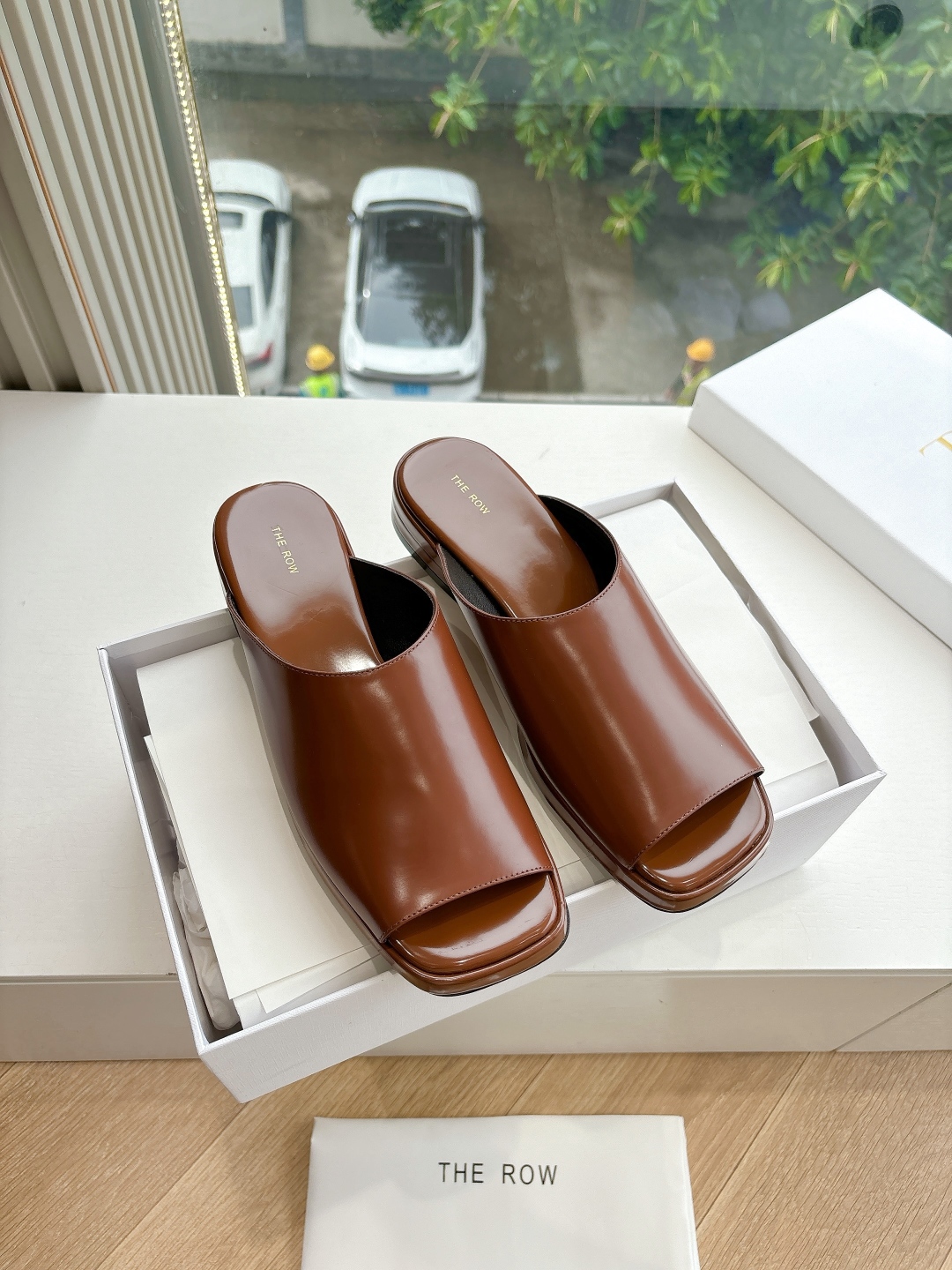 The Row 더 로우 미니멀 슬링백 샌들 슬리퍼 신발