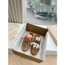 MiuMiu 미우미우 레이스업 로퍼 뮬 신발