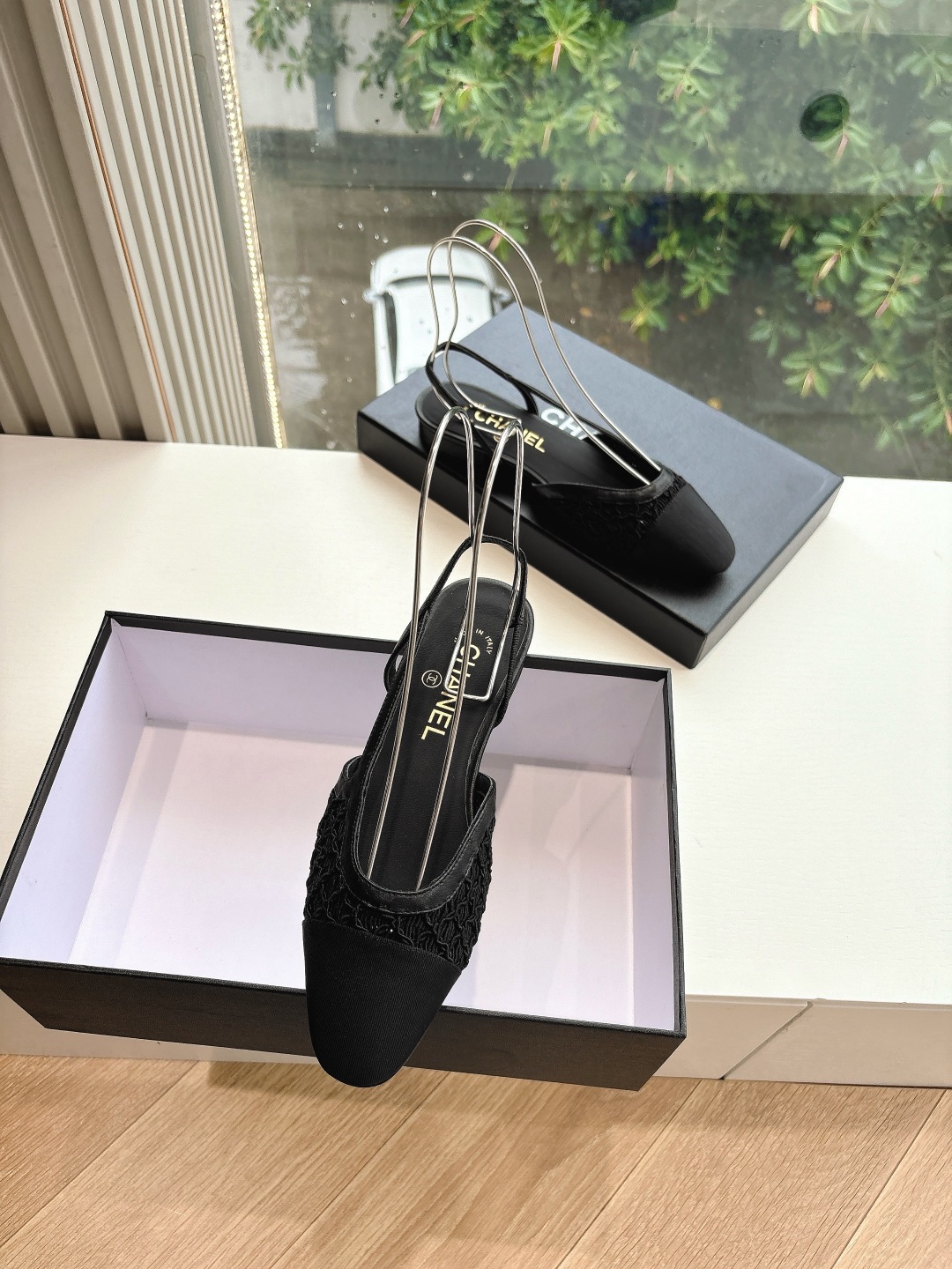 CHANEL 샤넬 플랫 샌들 뮬 신발