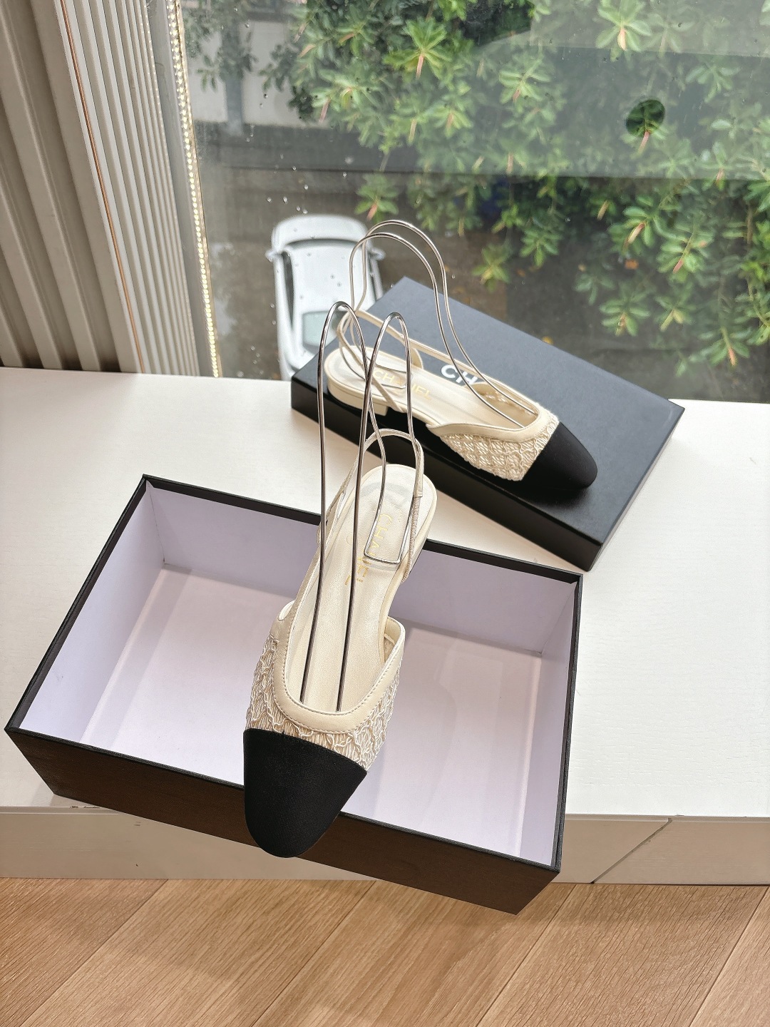 CHANEL 샤넬 플랫 샌들 뮬 신발