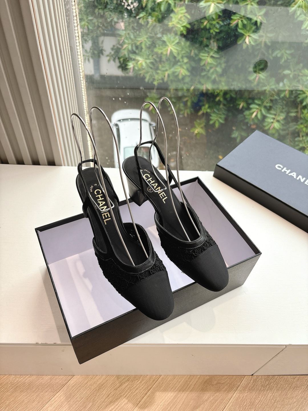 CHANEL 샤넬 통굽 샌들 뮬 신발