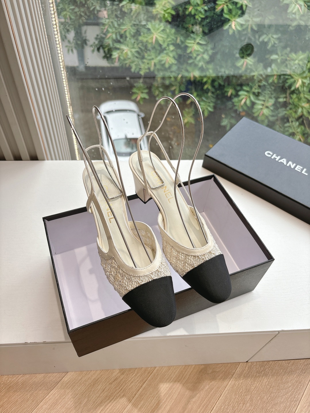 CHANEL 샤넬 통굽 샌들 뮬 신발