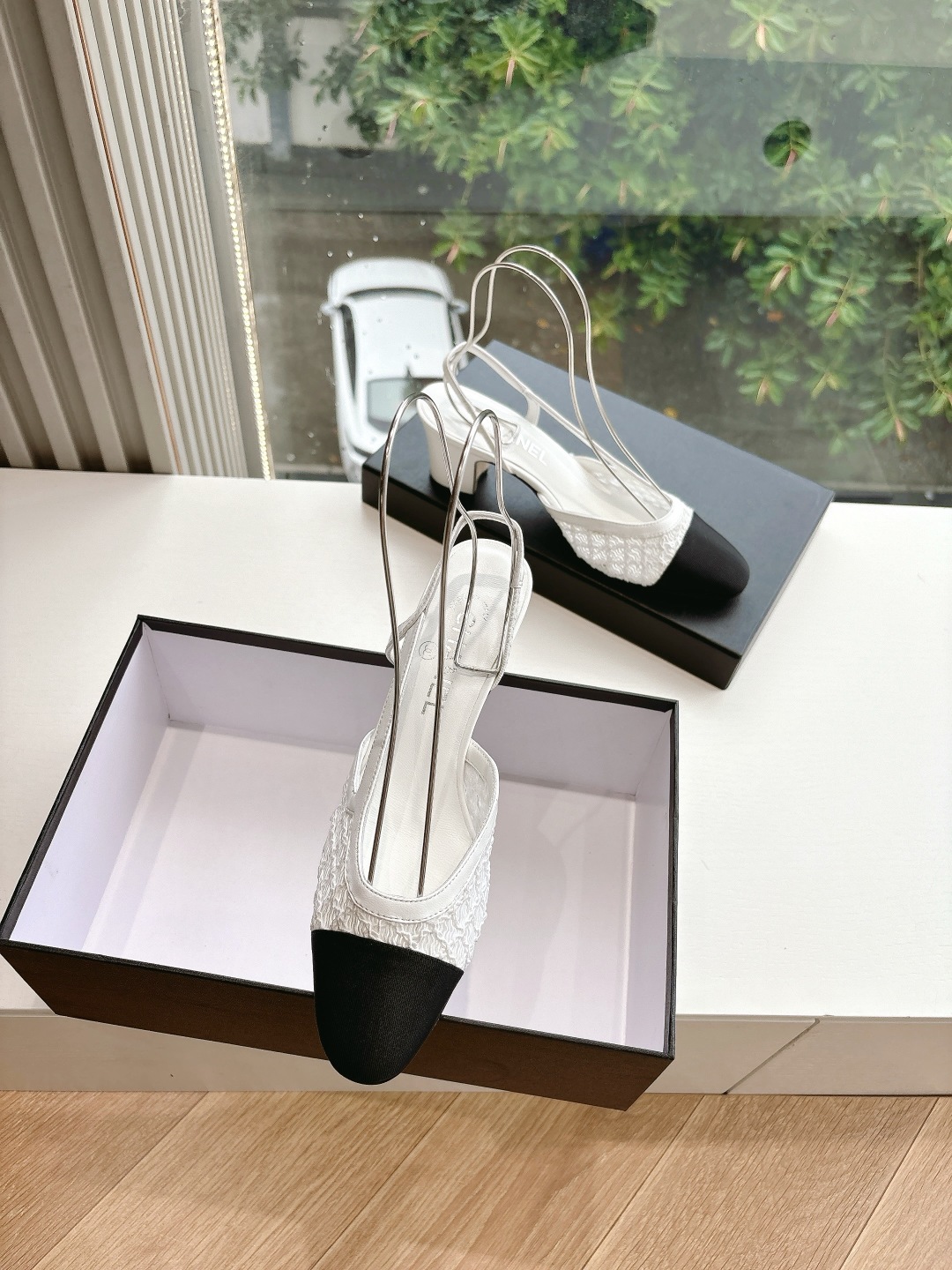 CHANEL 샤넬 통굽 샌들 뮬 신발