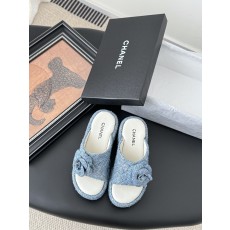 Chanel 25C 샤넬 웨지 슬리퍼 신발