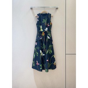 Oscar De La Renta 오스카 드 라 렌타 플라워 프린트 원피스 의류