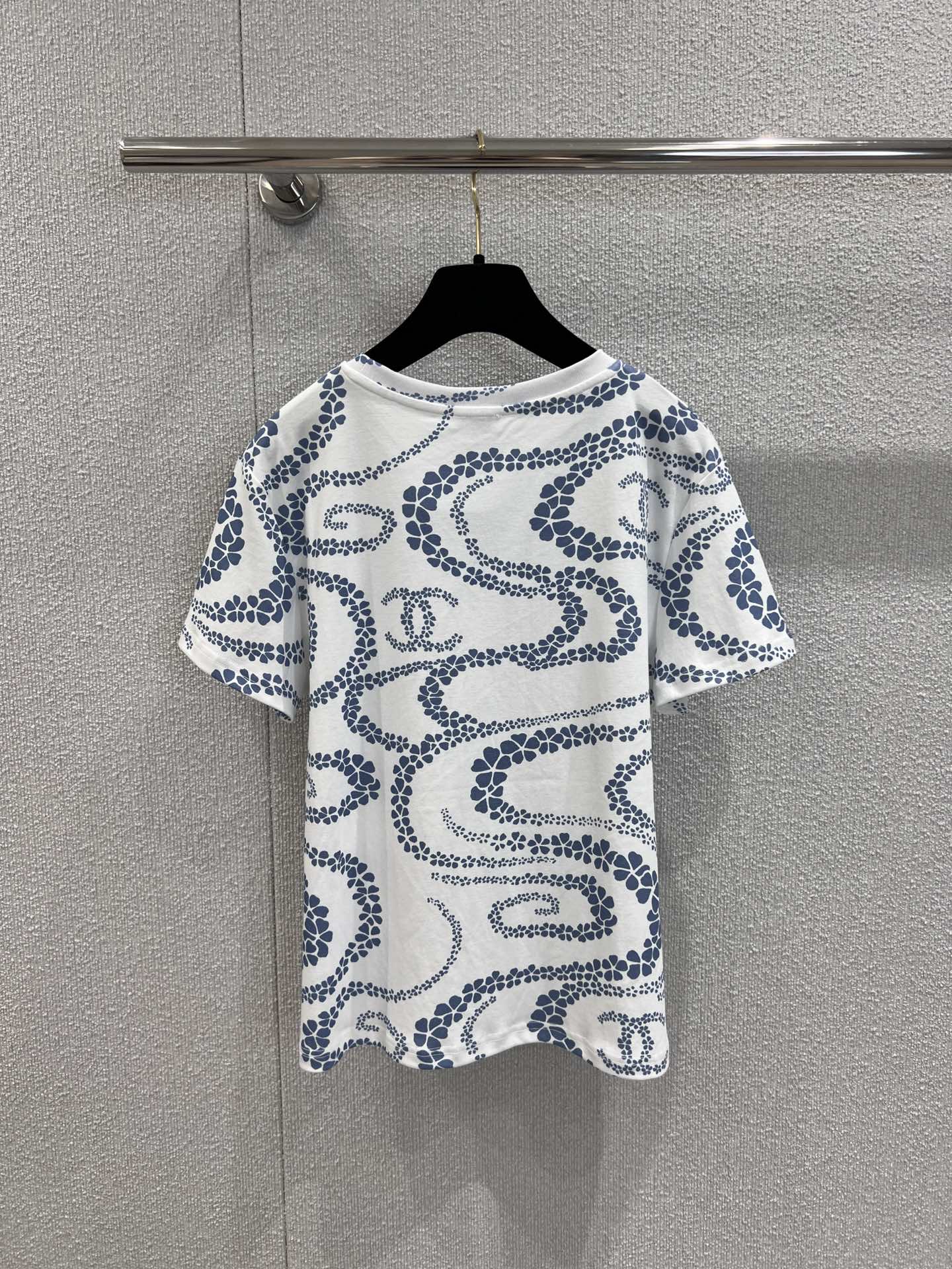 Chanel 샤넬 라운드넥 프린트 반팔 티셔츠 의류