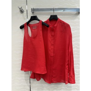 Row 로우 린넨 투피스 민소매 + 셔츠 의류