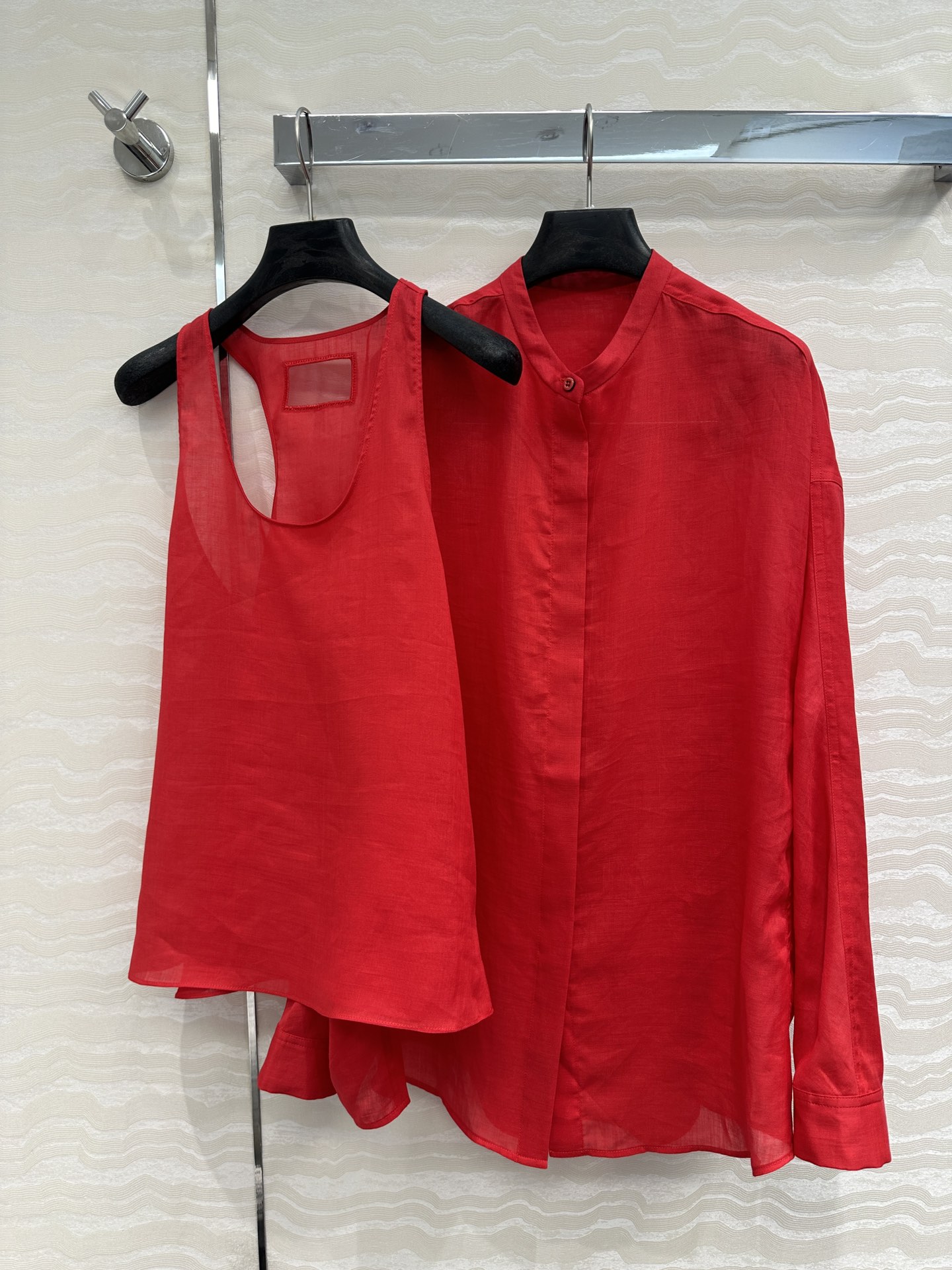 Row 로우 린넨 투피스 민소매 + 셔츠 의류