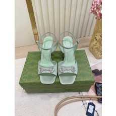 Gucci 구찌 실크 스트랩 힐 샌들 신발