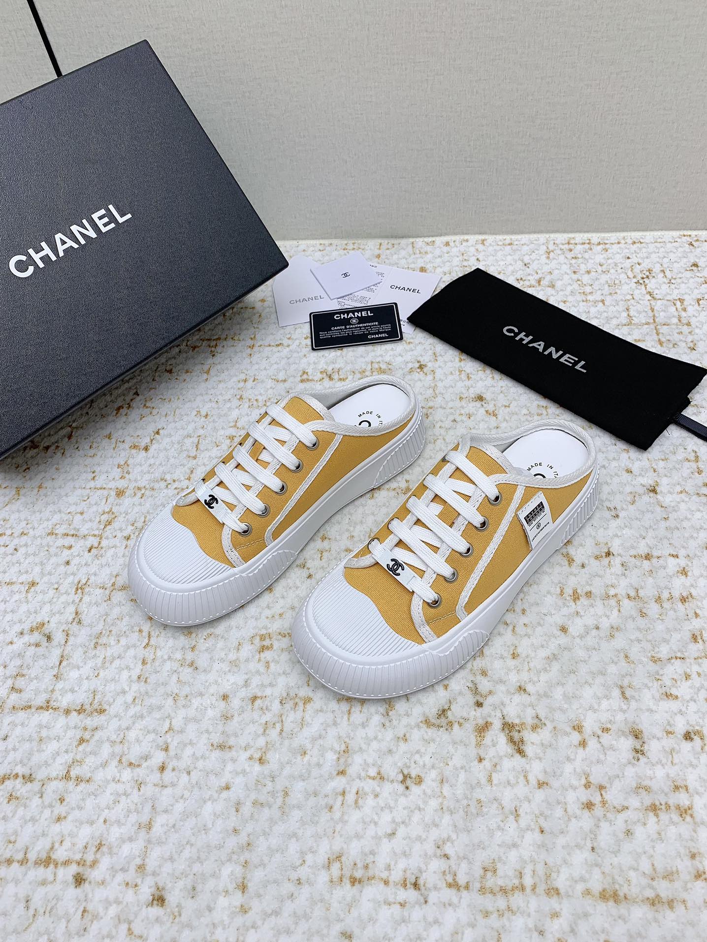 Chanel 샤넬 뮬 반슬리퍼 스니커즈 신발