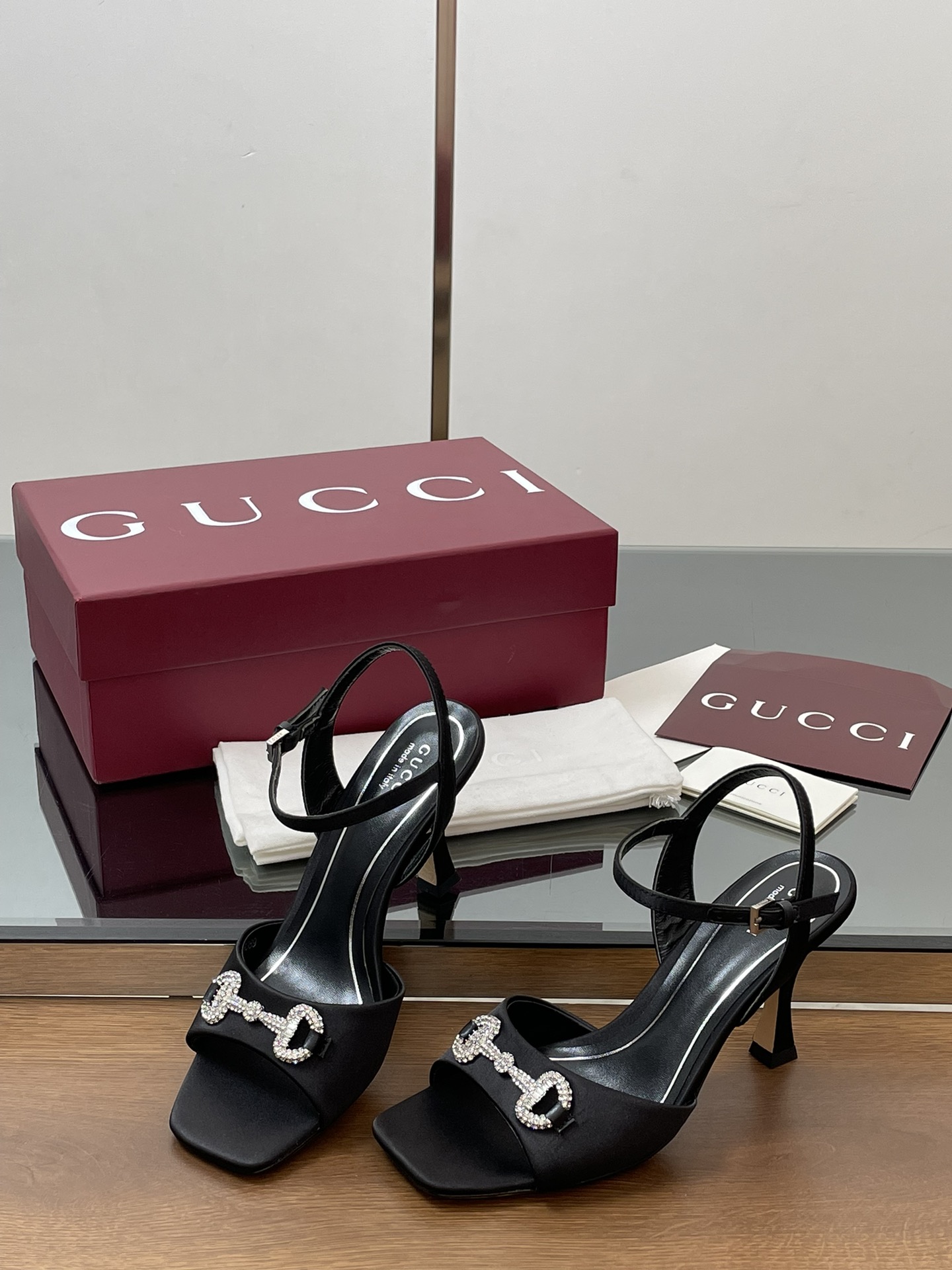 GUCCI 구찌 힐 샌들 신발