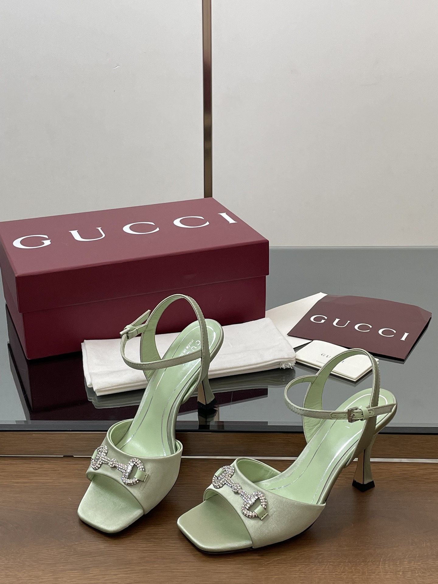 GUCCI 구찌 힐 샌들 신발