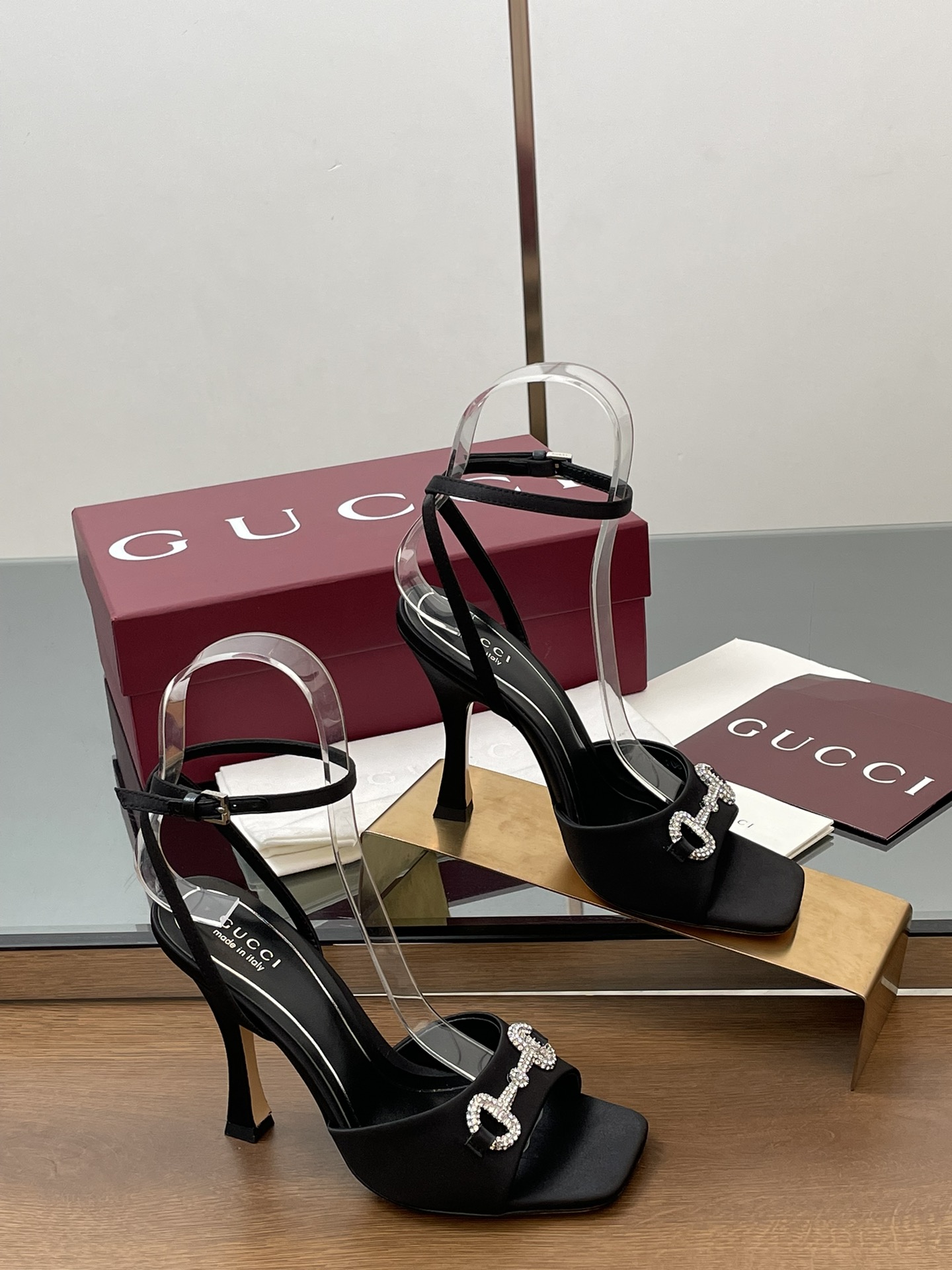 GUCCI 구찌 힐 샌들 신발