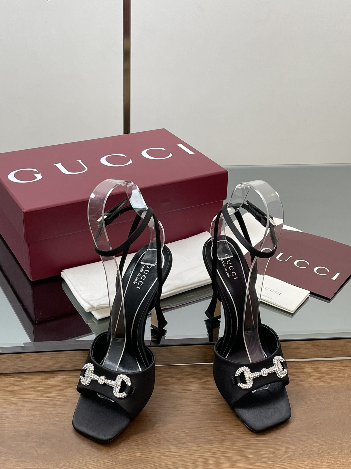 GUCCI 구찌 힐 샌들 신발