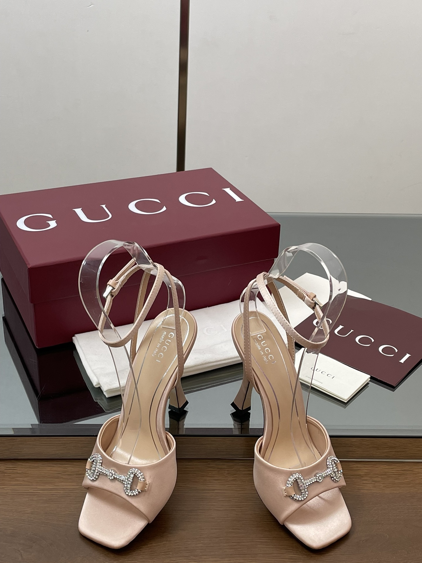 GUCCI 구찌 힐 샌들 신발