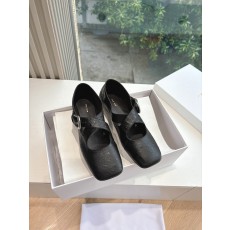 The Row 더 로우 가죽 플랫 로퍼 신발