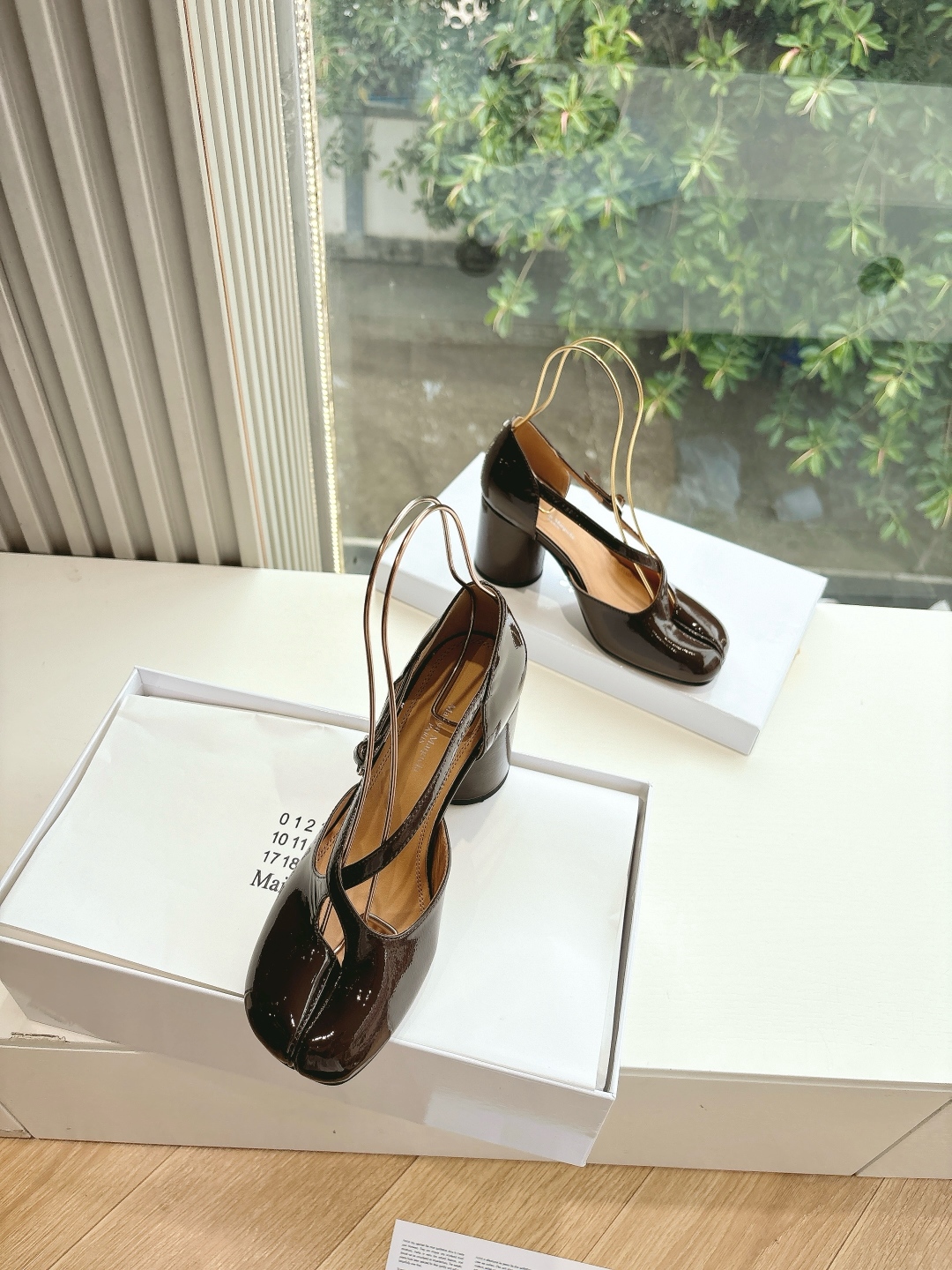 maison margiela mm6 메종 마르지엘라 통굽 구두 신발