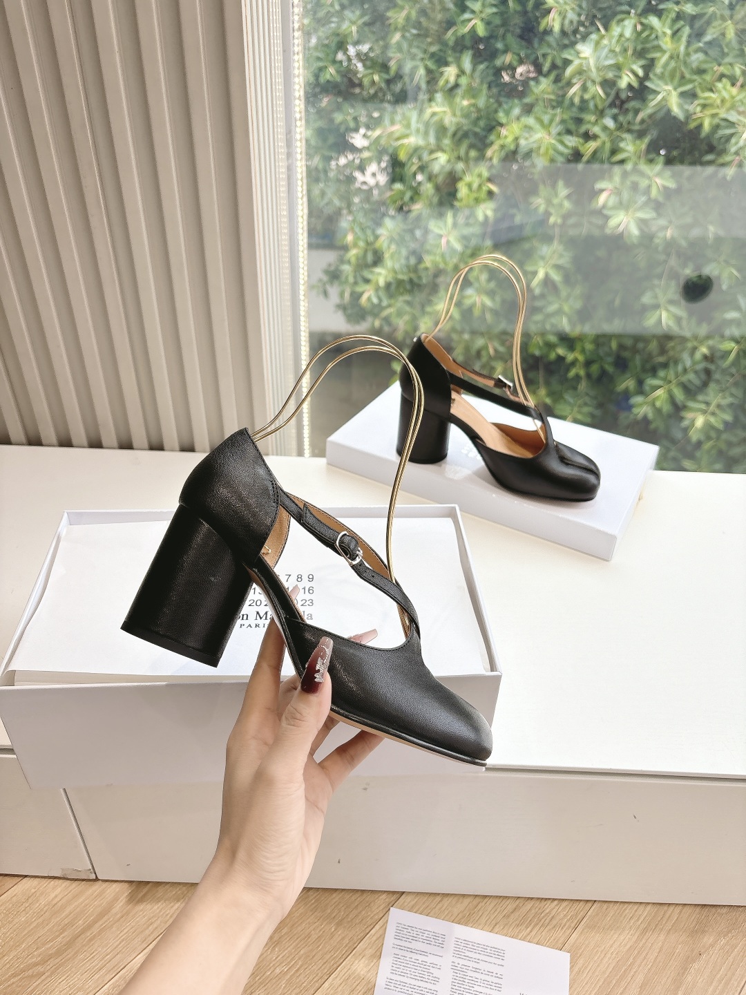 maison margiela mm6 메종 마르지엘라 통굽 구두 신발