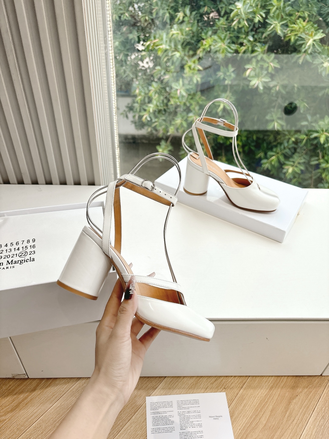 maison margiela mm6 메종 마르지엘라 통굽 구두 신발