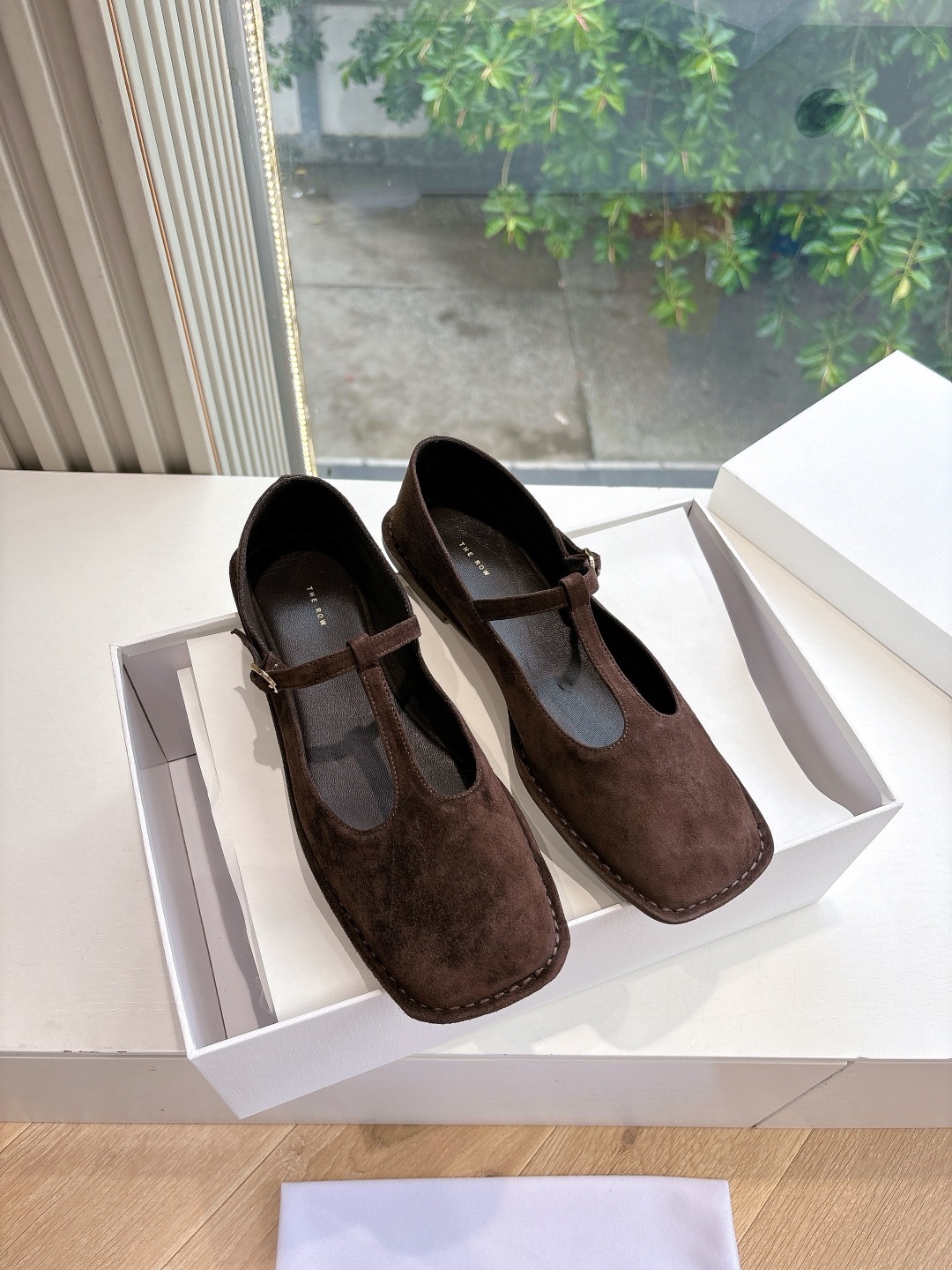 The Row 더 로우 소가죽 플랫 로퍼 신발