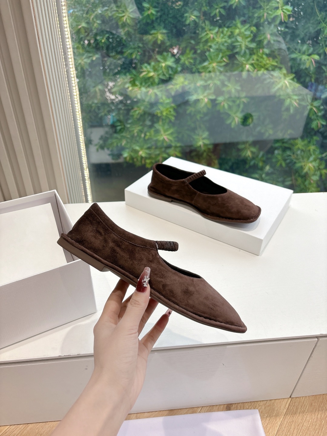 The Row 더 로우 소가죽 플랫 로퍼 신발