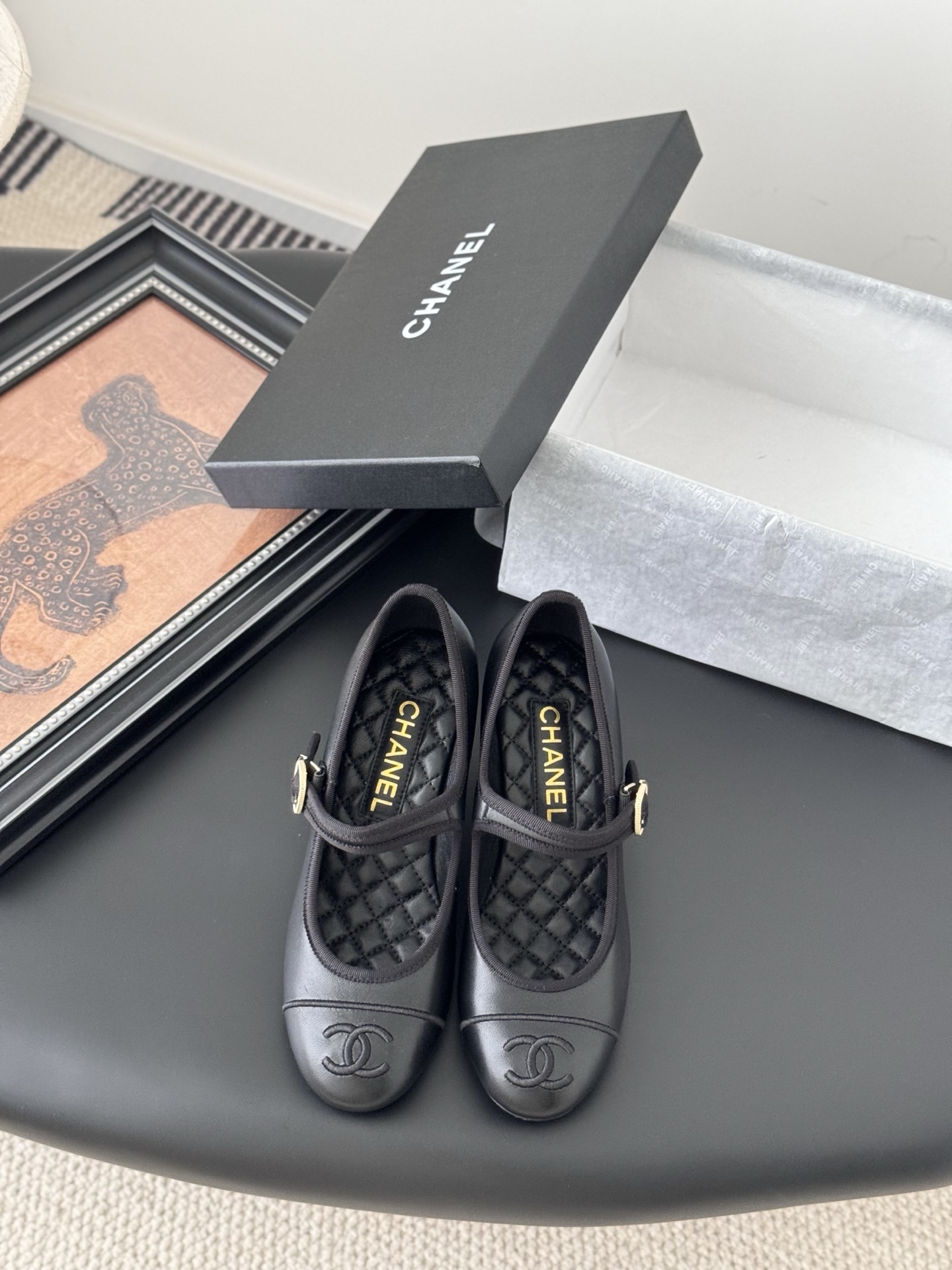 Chanel 샤넬 통굽 구두 로퍼 구두 신발