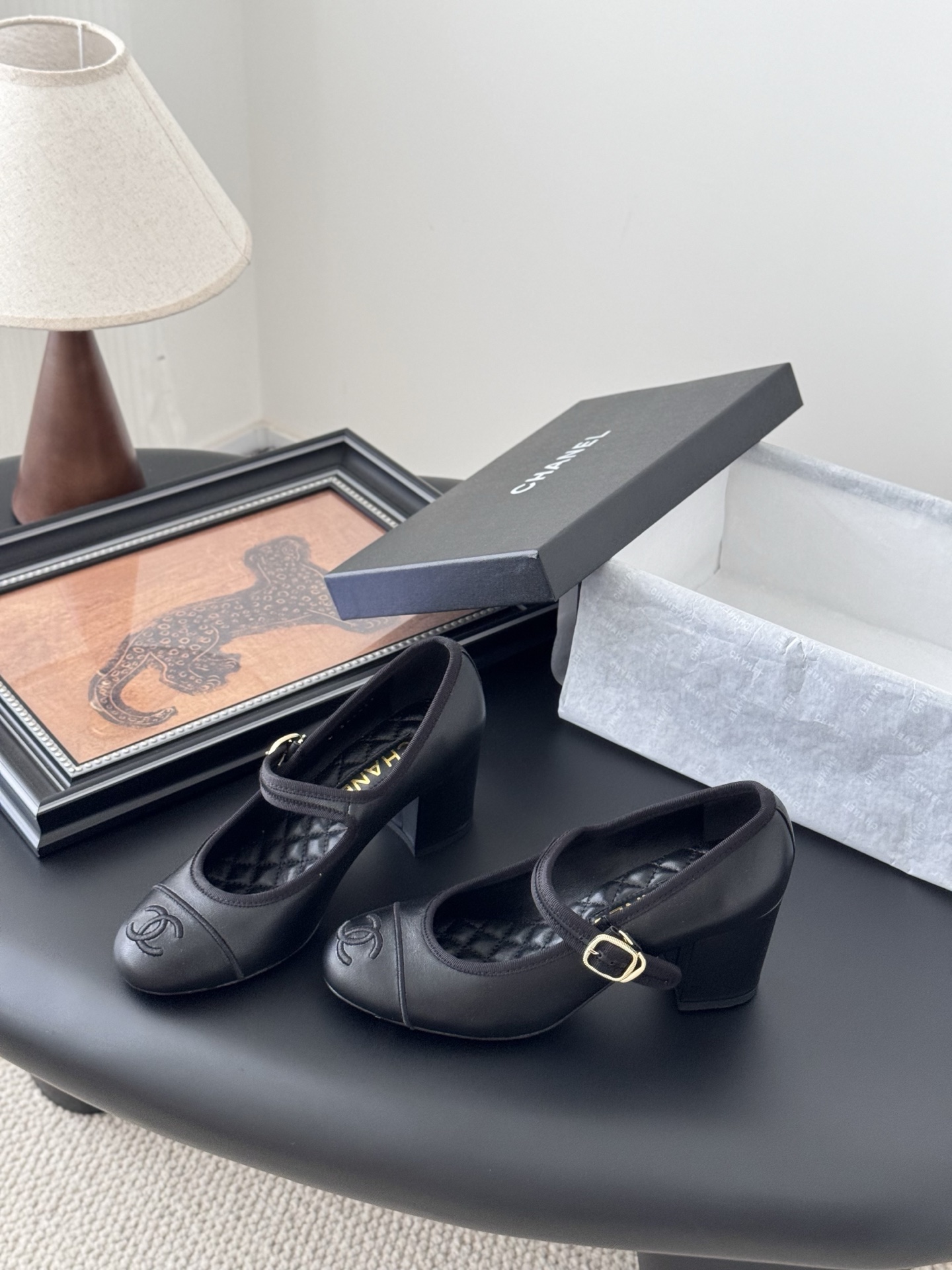 Chanel 샤넬 통굽 구두 로퍼 구두 신발
