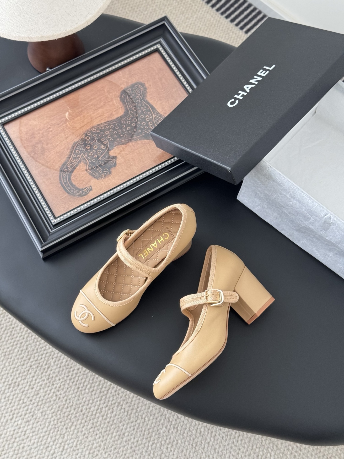 Chanel 샤넬 통굽 구두 로퍼 구두 신발