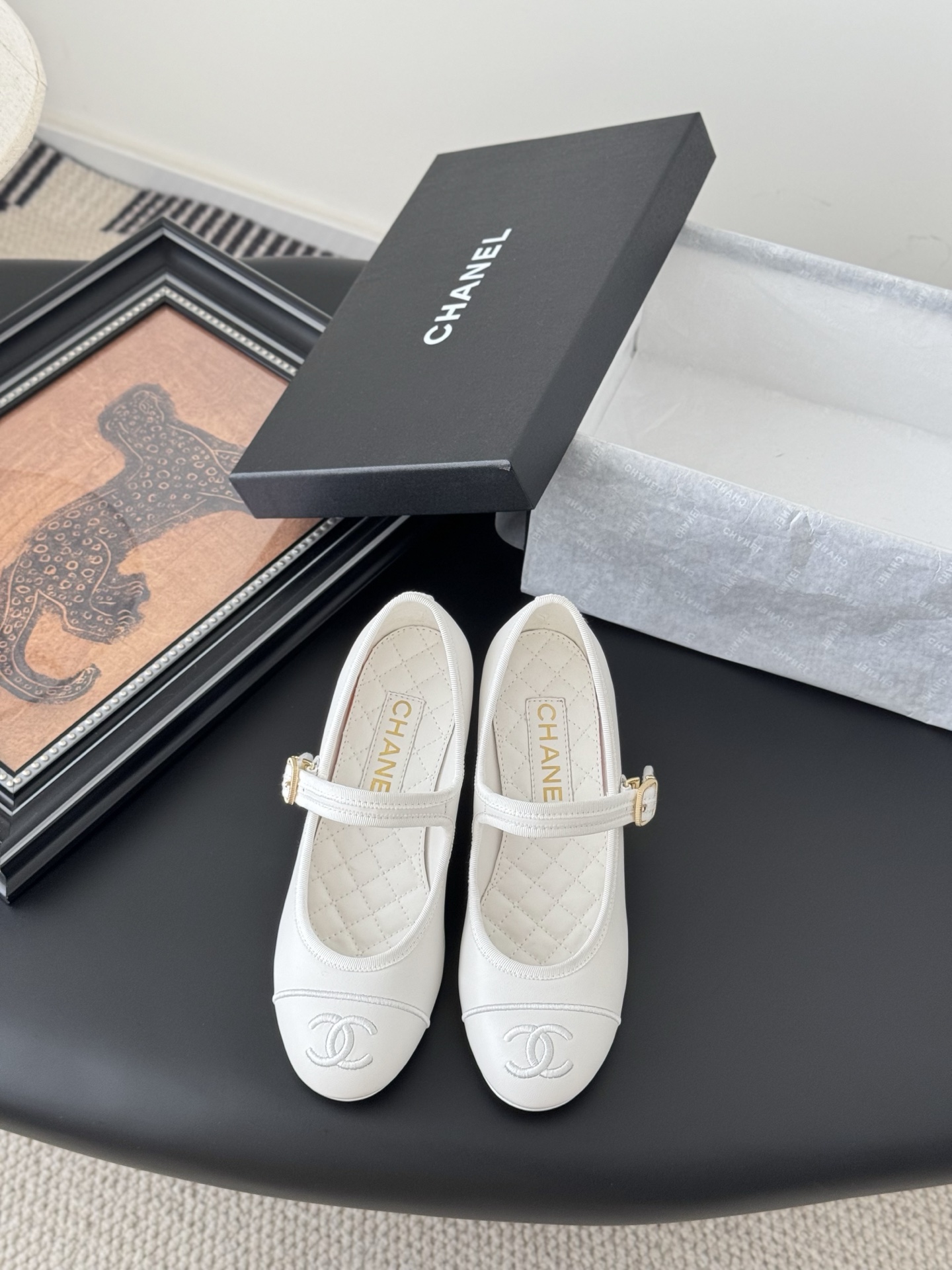 Chanel 샤넬 통굽 구두 로퍼 구두 신발